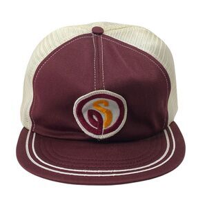 Vintage Nomad Syngenta Seed Patch‎ Snapback Trucker Mesh Back Hat